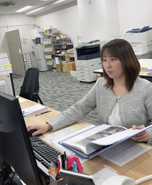 広範多岐にわたる業務がやりがい。